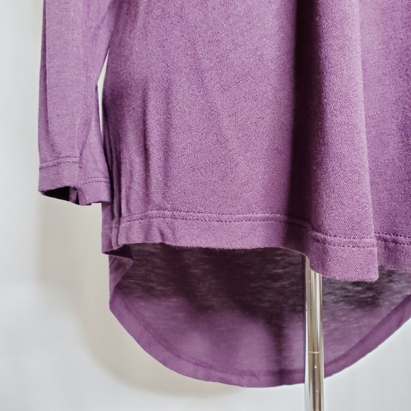 Purple Merona Long Sleeve Pocket Tee - Sz S (EUC) - Picture 5 of 11